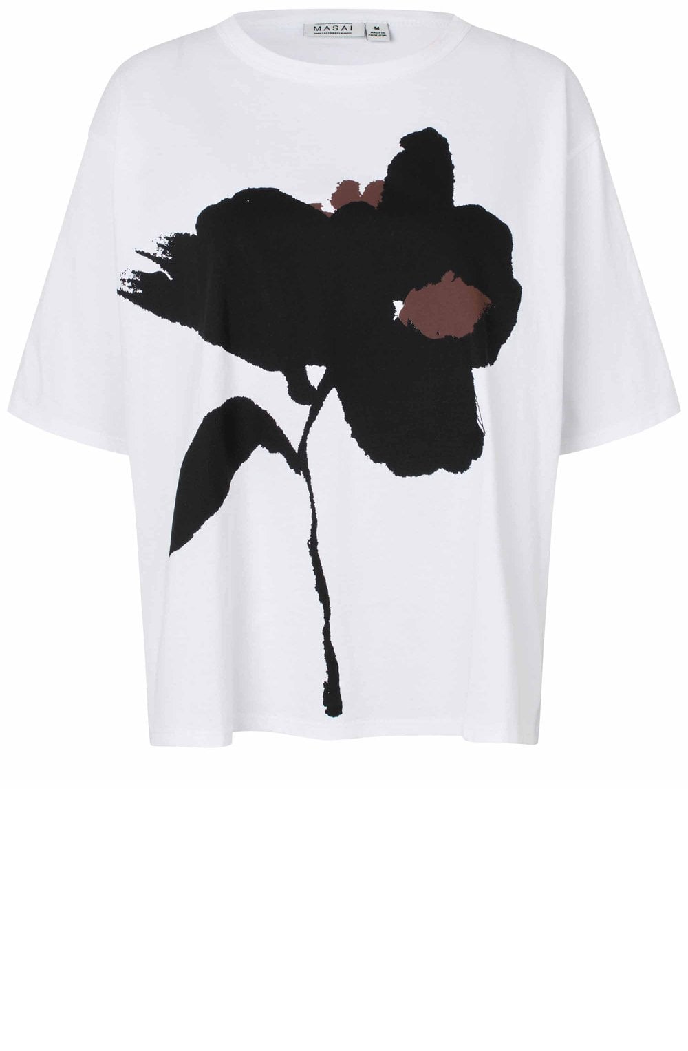MaDoreann Floral Print Oversized T Shirt