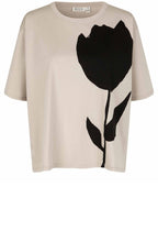 MaDoreann Silver Cloud Oversized T Shirt