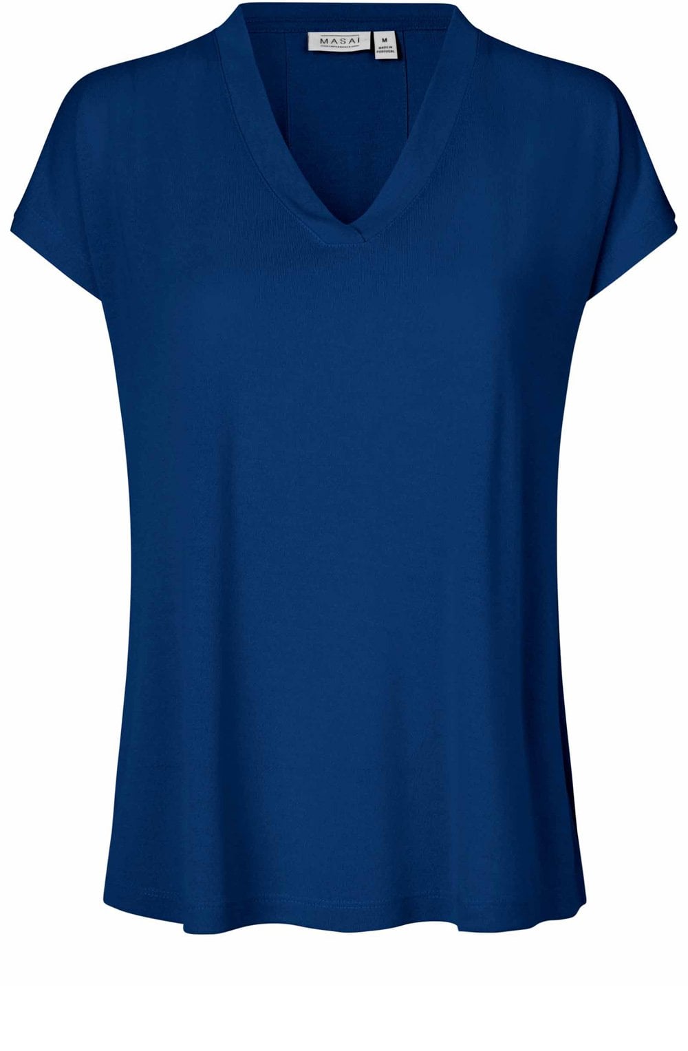 MaEfa Navy Peony Jersey T shirt