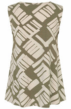 MaElisa Dusky Green Jersey Sleeveless Top