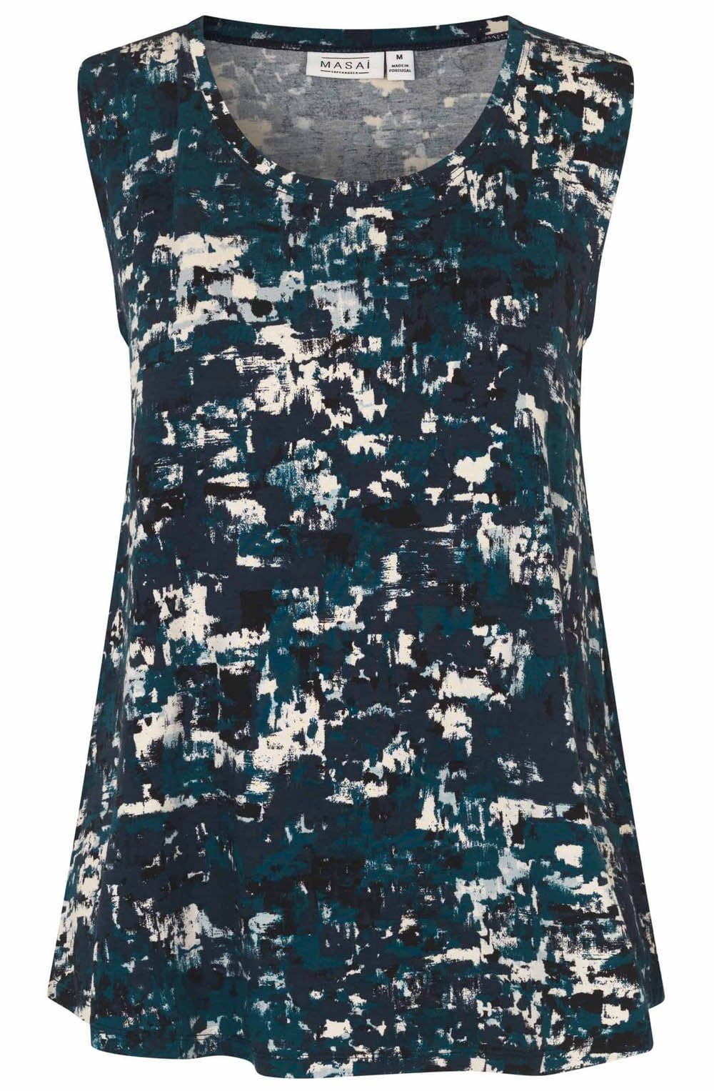 MaElisa Reflecting Pond Jersey Sleeveless Top