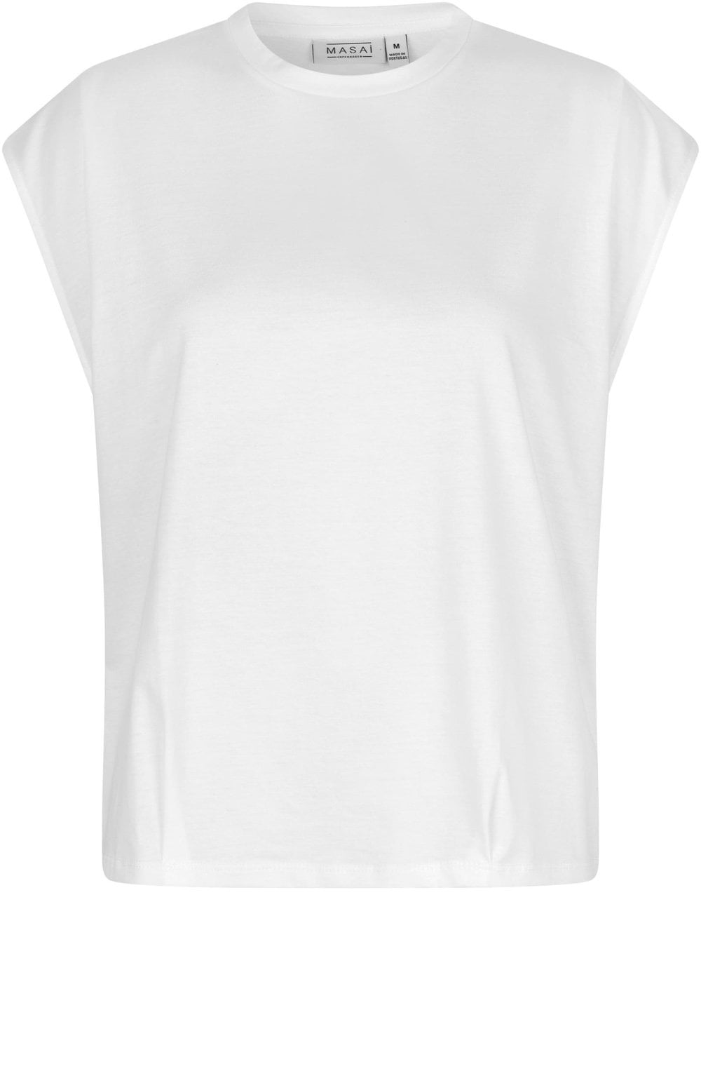 MaEllen White Jersey T Shirt