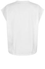 MaEllen White Jersey T Shirt