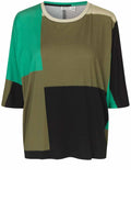 MaEmel Green Jersey Top