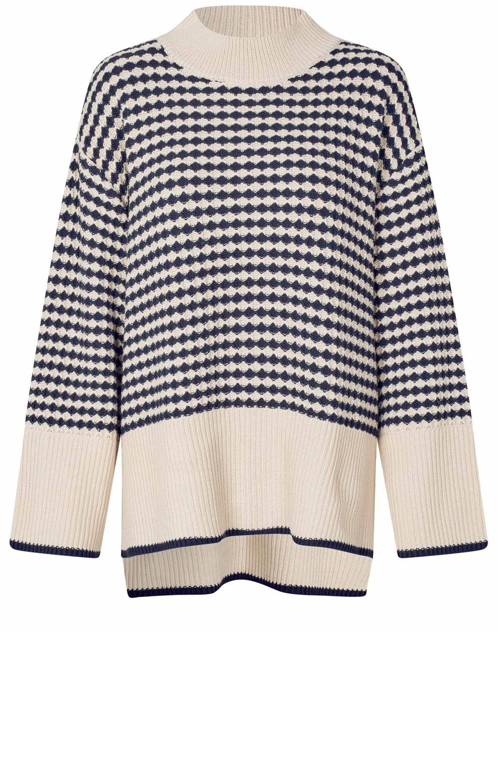 MaFallona Mood Indigo Oversized Jumper