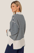 MaFallona Mood Indigo Oversized Jumper