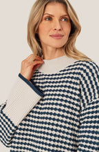 MaFallona Mood Indigo Oversized Jumper