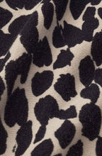 MaFana Black Animal Print Oversized Sweater