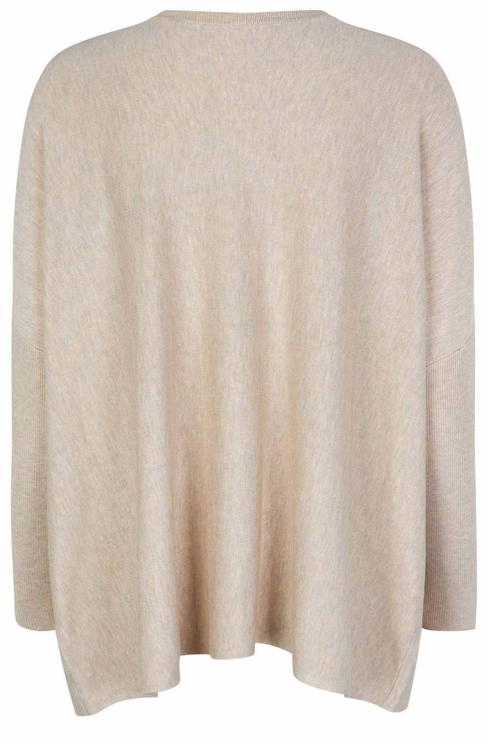 MaFanasi Beige Melange Jumper