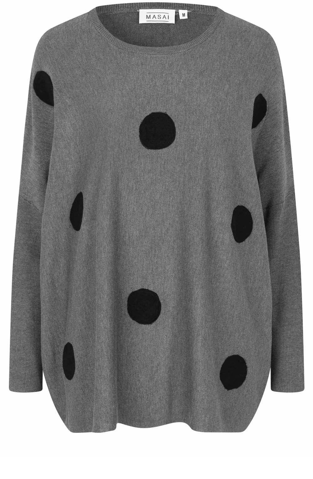 MaFanasi Grey Melange Jumper