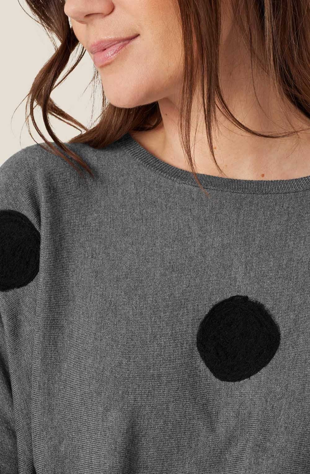 MaFanasi Grey Melange Jumper