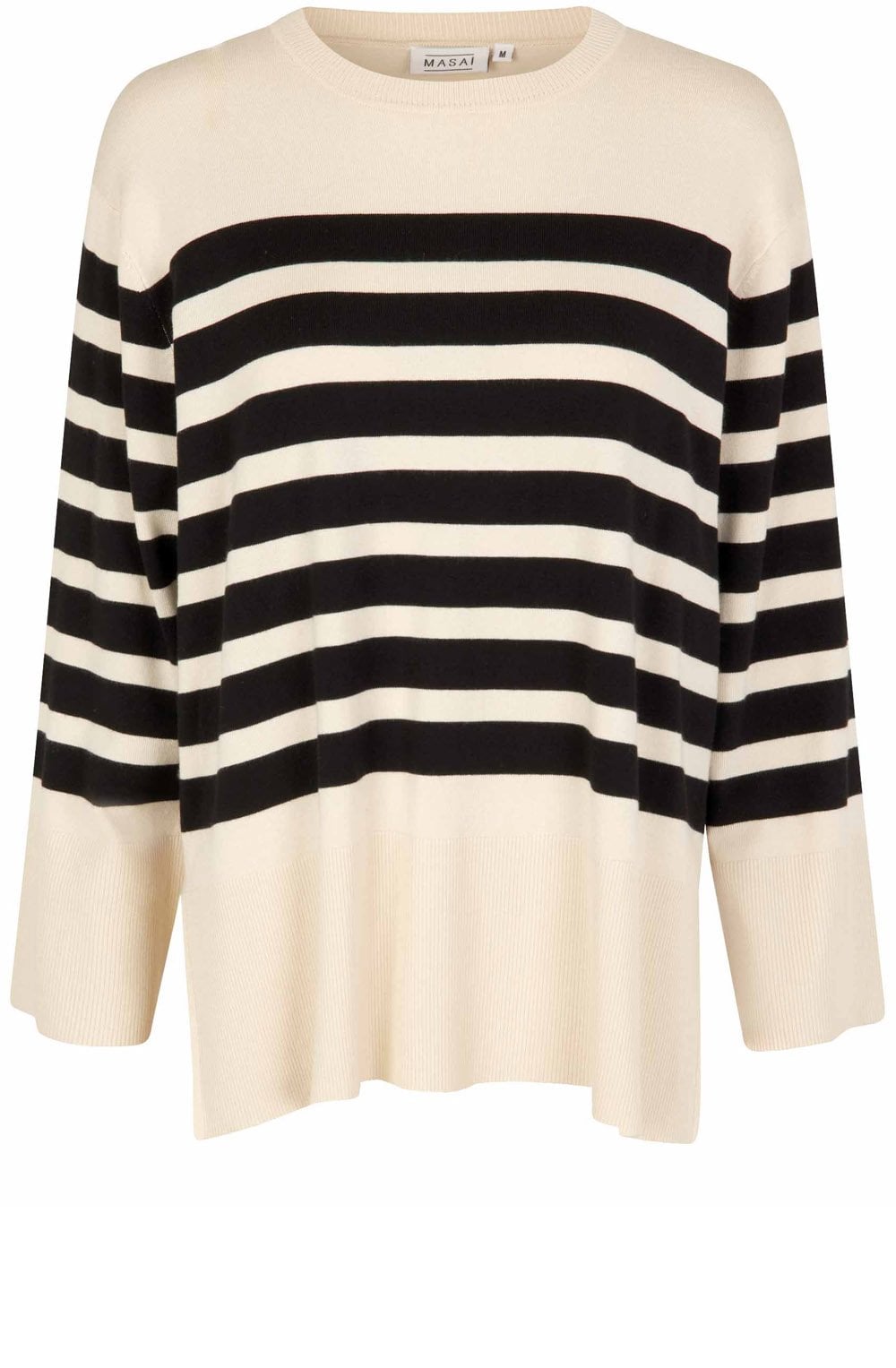 MaFasona Whitecap and Black Stripes Jumper