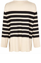MaFasona Whitecap and Black Stripes Jumper