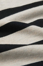 MaFasoni Black and Fog Striped Jumper