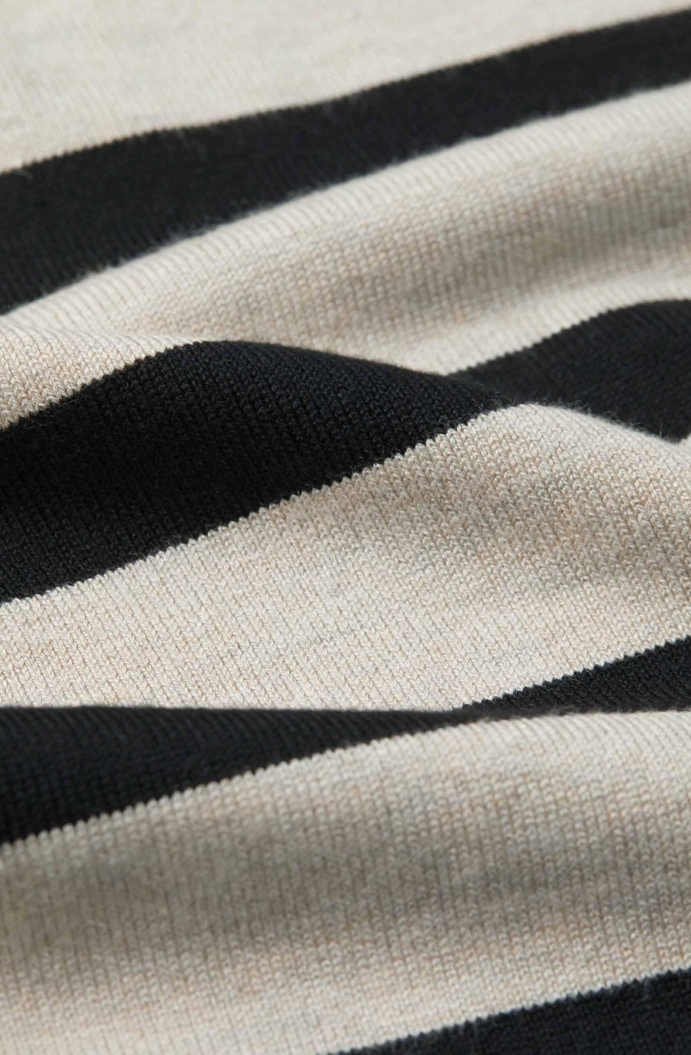 MaFasoni Black and Fog Striped Jumper