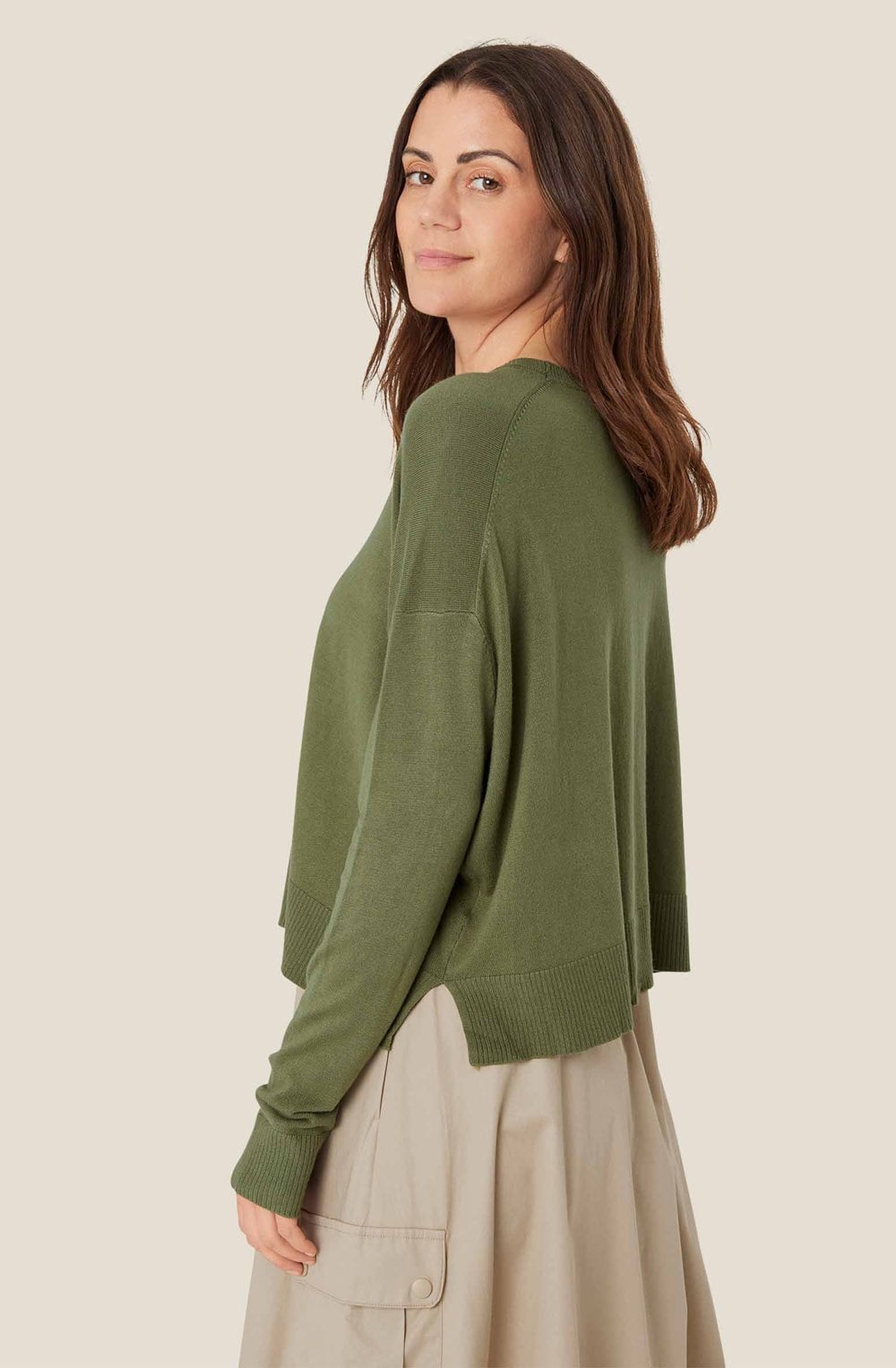 MaFayda Lichen Green Sweater