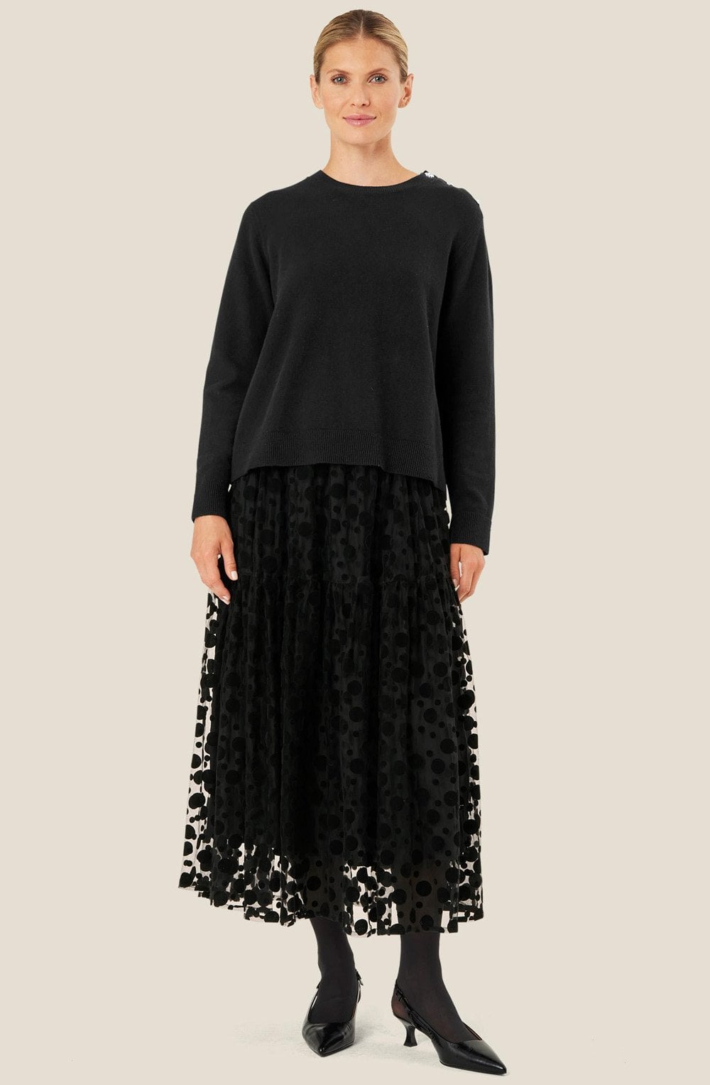 MaFilizia Black Jumper