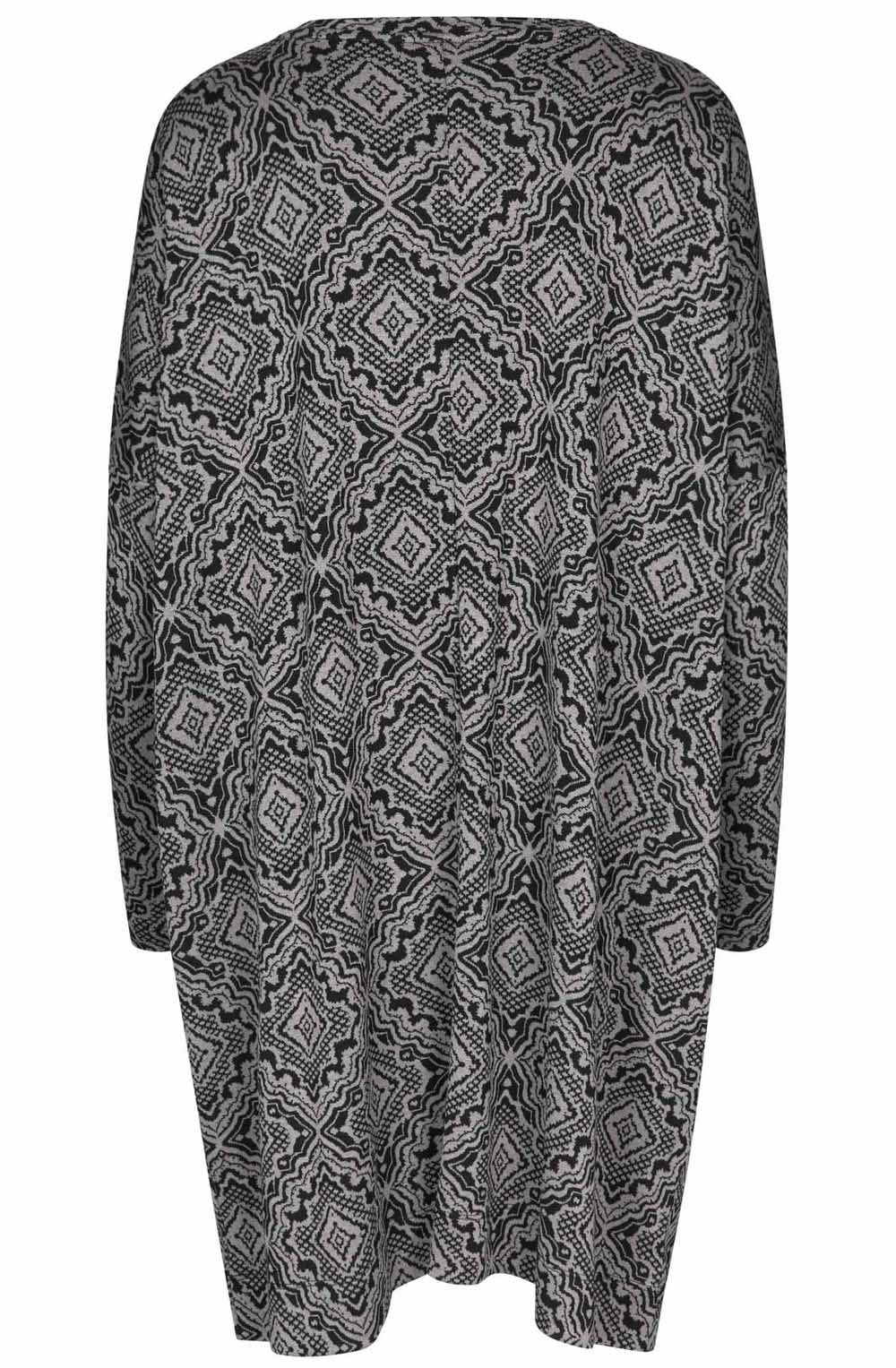 MaGabinis Steel Grey Relaxed Jersey Tunic