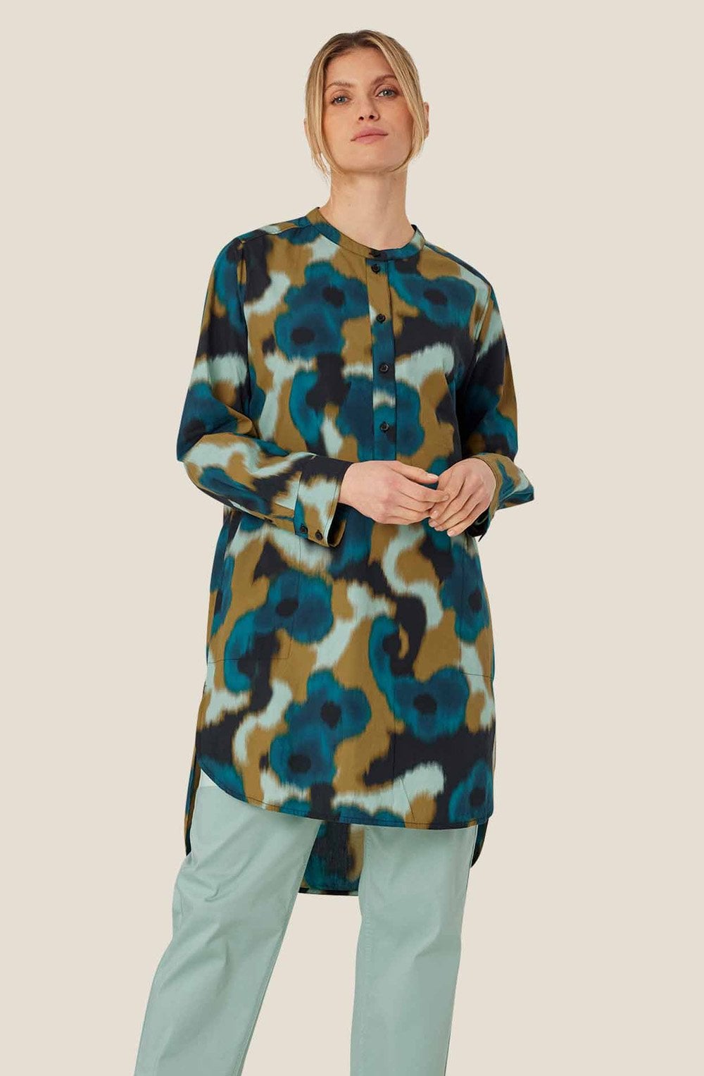 MaGalilea Celestial Abstract Print Tunic