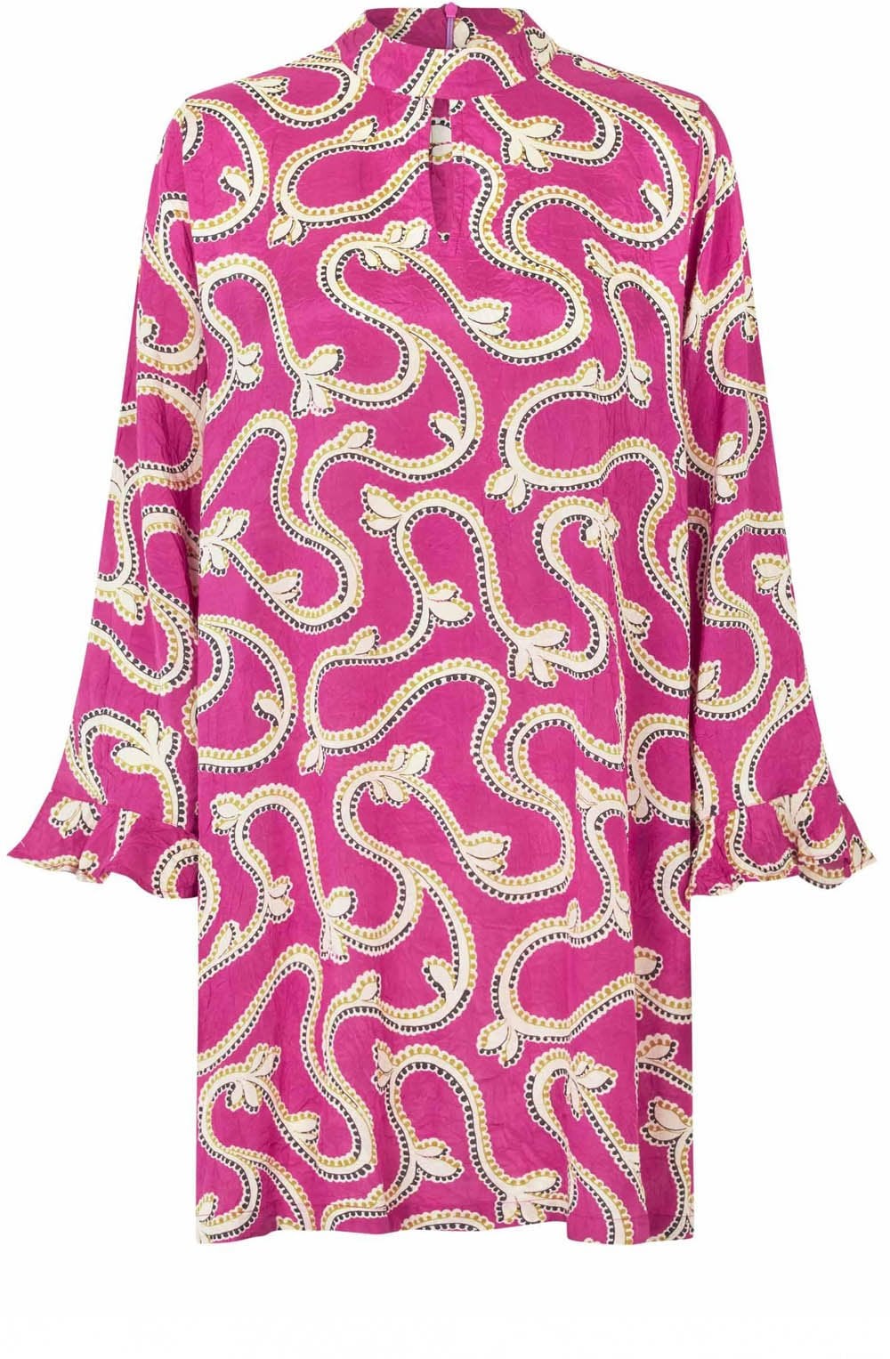 MaGesine Wild Aster Keyhole Silky Tunic