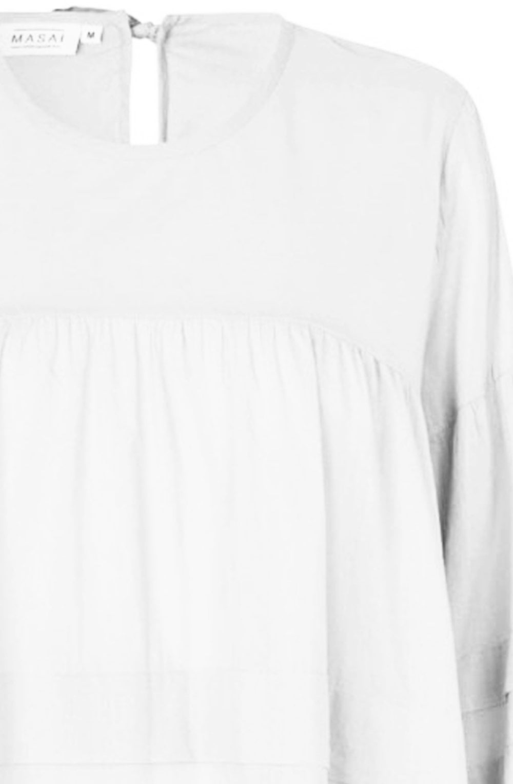MaGiaja White Tiered Tunic