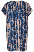 MaGolshan Navy Peony Tunic