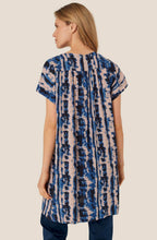 MaGolshan Navy Peony Tunic