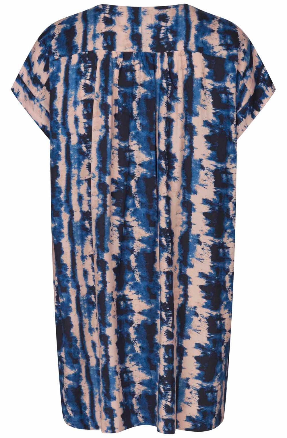 MaGolshan Navy Peony Tunic