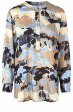MaGraciela Steel Grey and Blue Tunic