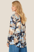 MaGraciela Steel Grey and Blue Tunic