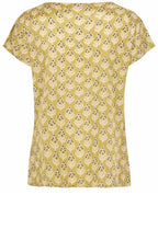 MaIa Burnish Gold Buttoned Blouse