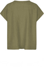 MaIdoro Dusky Green Linen Oversized Shirt