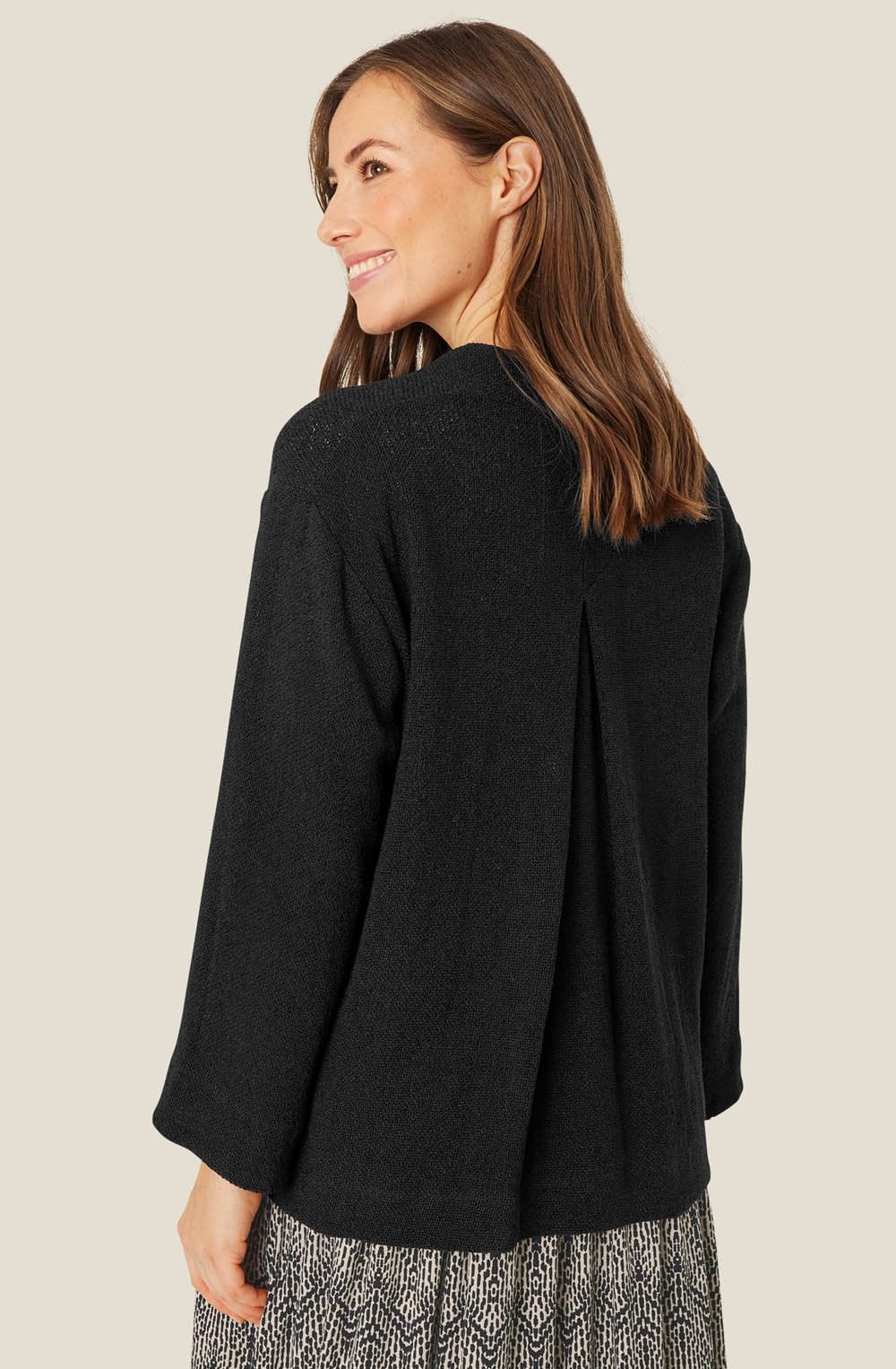 MaJale Black Woven Jacket