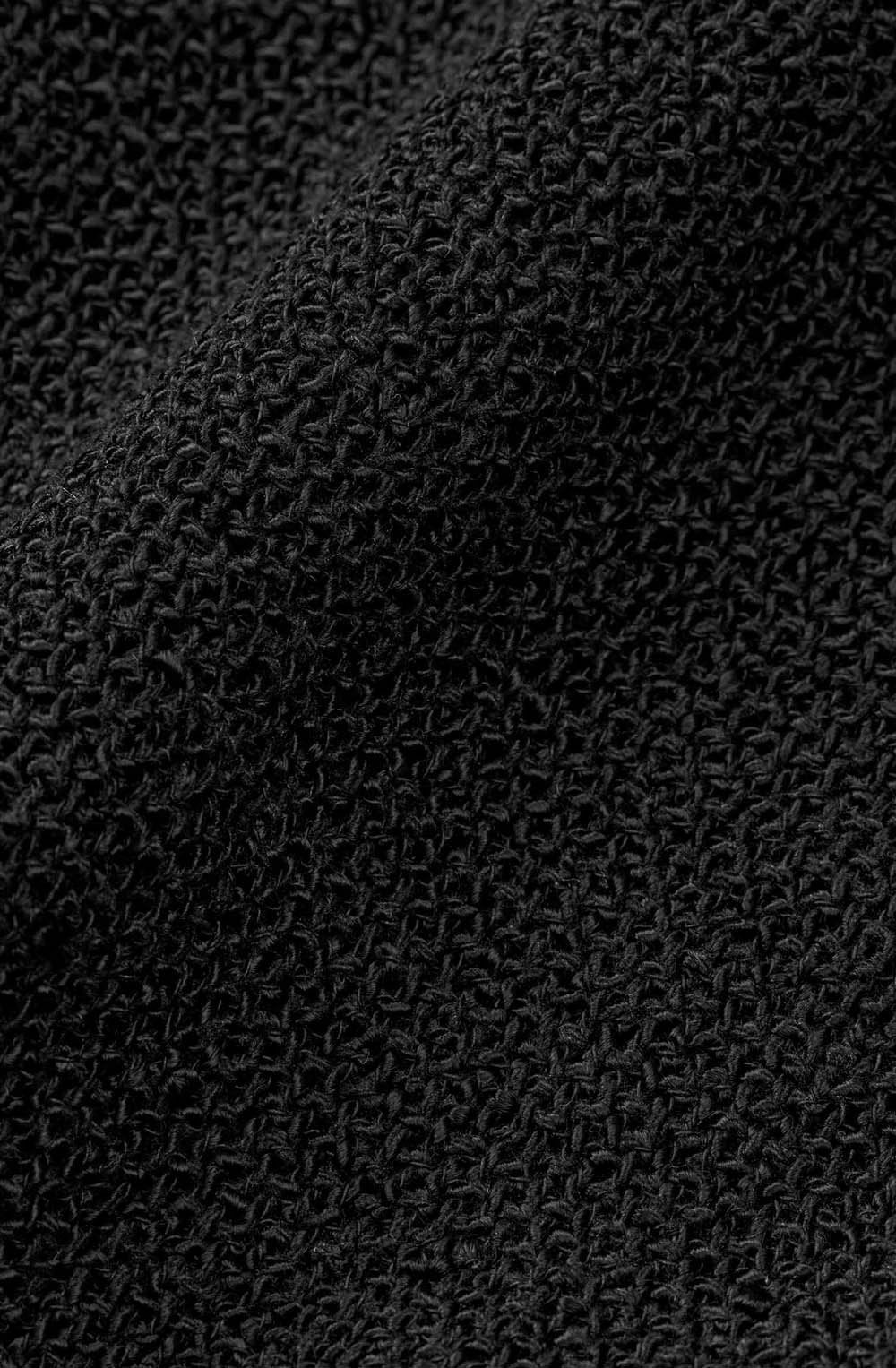 MaJale Black Woven Jacket