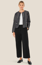 MaJasmiba Black and Grey Box Jacket