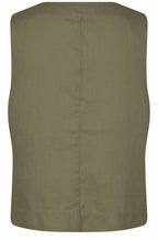 MaJordyn Dusky Green Linen Waistcoat