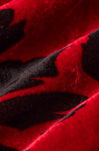 MaJosslyna Scarlet Sage Velvet Kimono