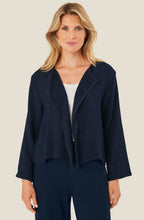 MaJulitta Navy Woven Knit Jacket