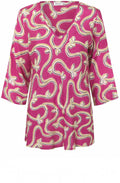 MaKata Wild Aster Silky Blouse