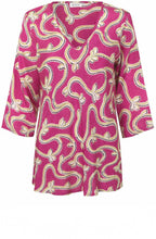 MaKata Wild Aster Silky Blouse
