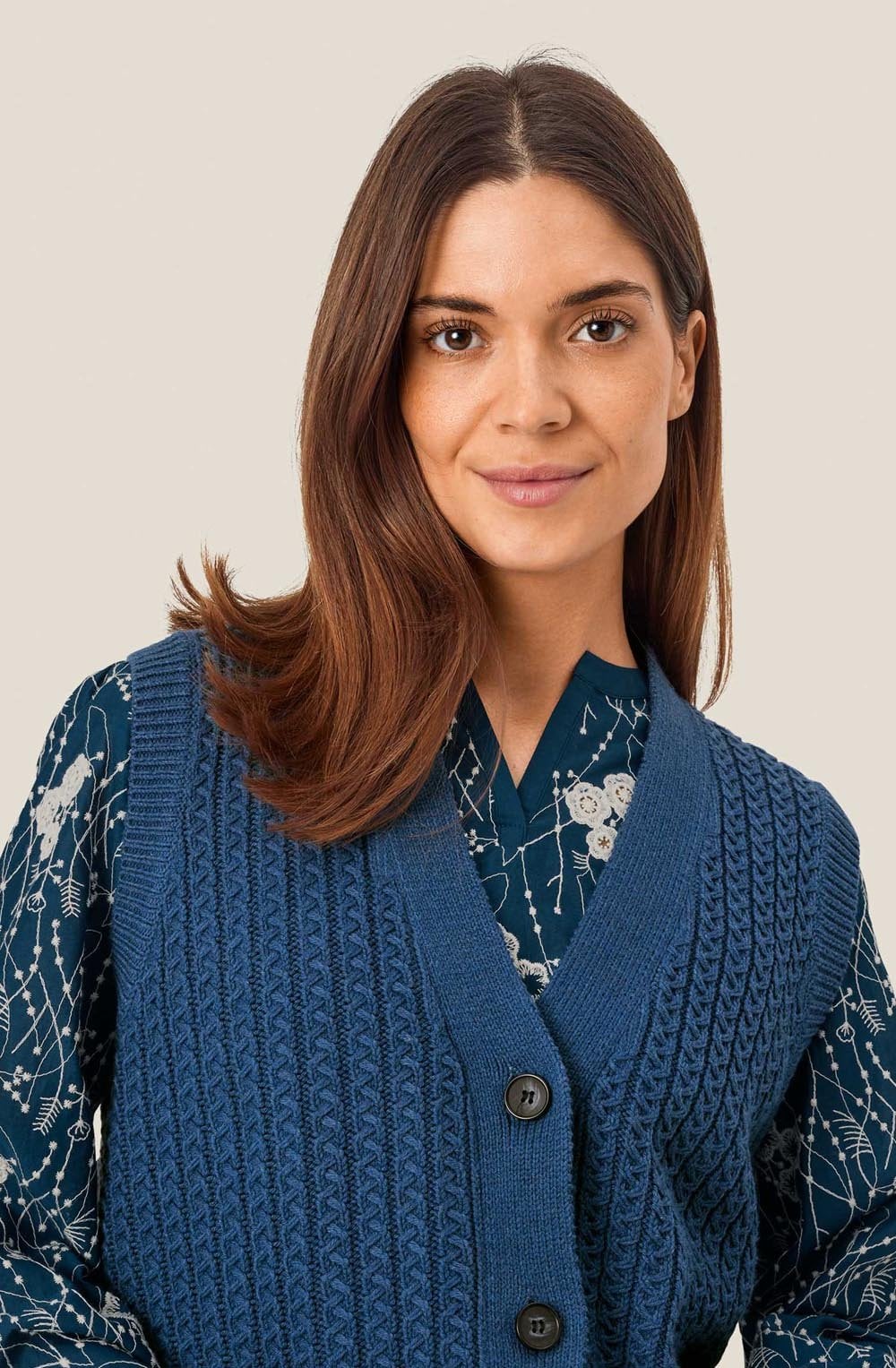 MaLaney Sargasso Sea Knitted Waistcoat