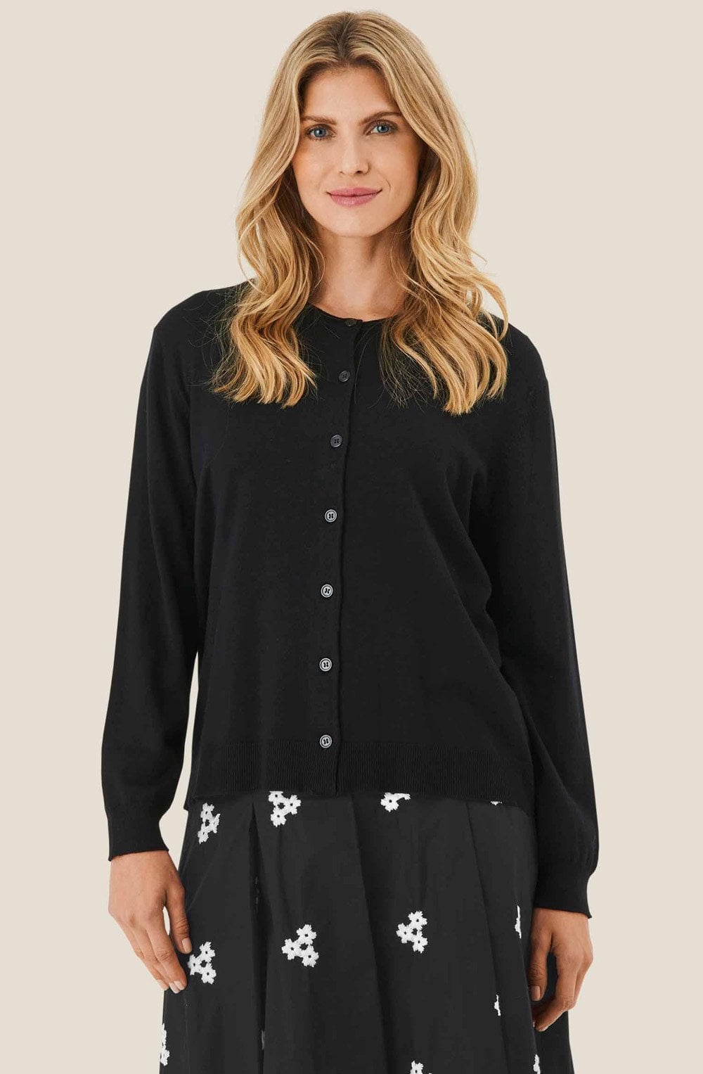 MaLariba Black Cardigan