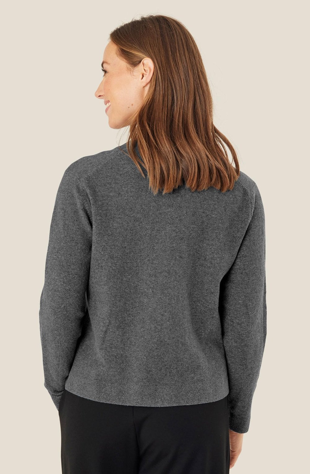 MaLateta Grey Melange Cardigan