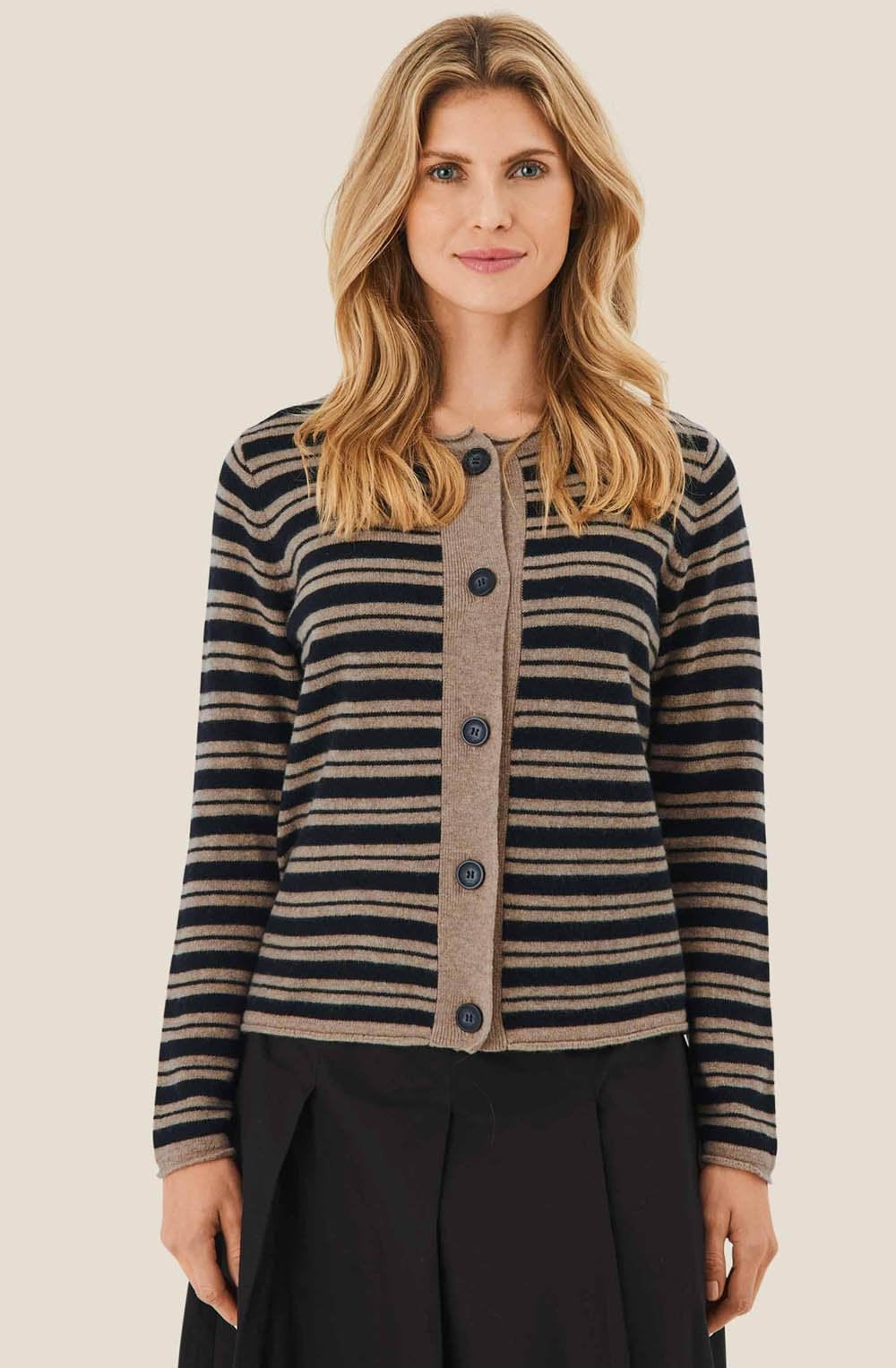MaLica Black and Dijon Cardigan