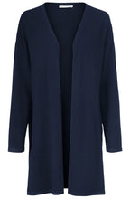 MaLon Maritime Blue Long Line Cardigan