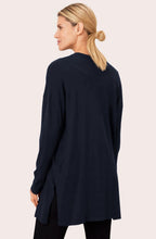 MaLon Maritime Blue Long Line Cardigan