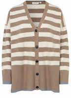 MaLuz Mink and Ashley Blue Cardigan