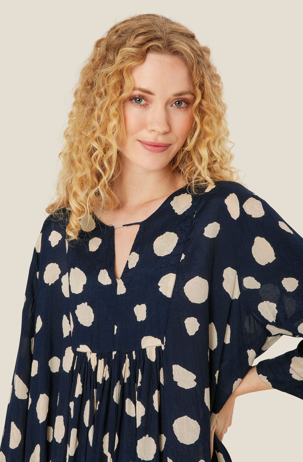 MaNadyne Maritime Blue A Line dress