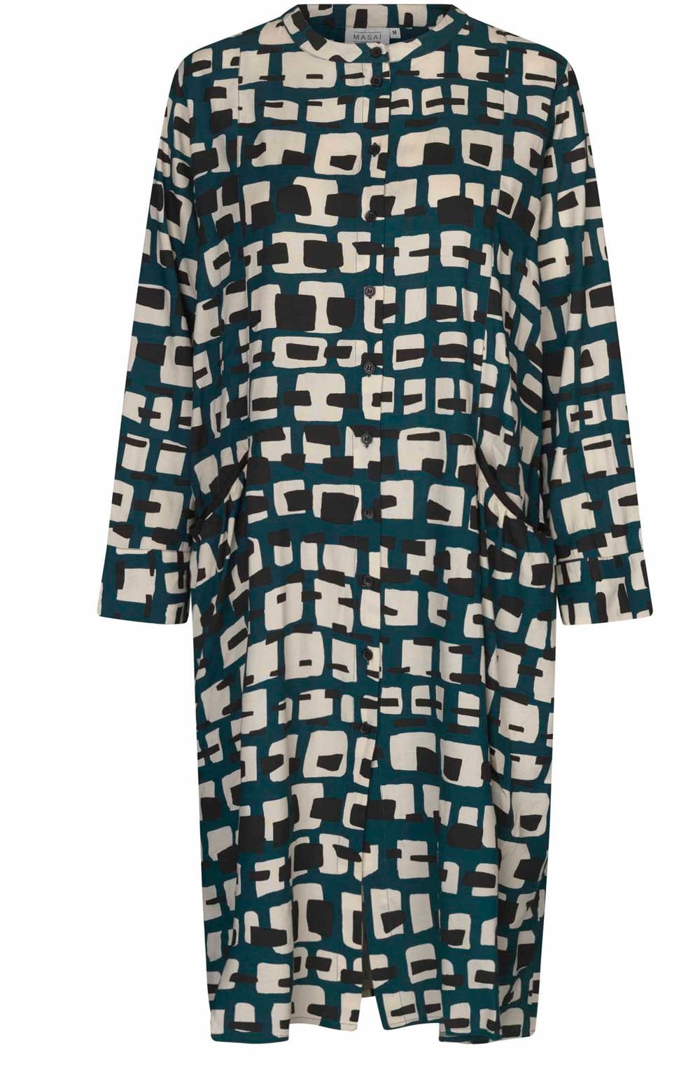 MaNago Reflecting Pond Button Down Dress