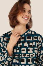 MaNago Reflecting Pond Button Down Dress